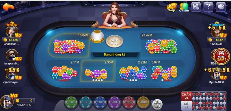 Các bước tham gia chơi Xóc đĩa tại 68 game bai vô cùng đơn giản