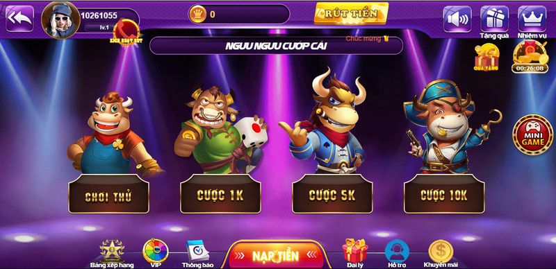 Giới thiệu về Ngưu ngưu cướp cái 68 game bài    