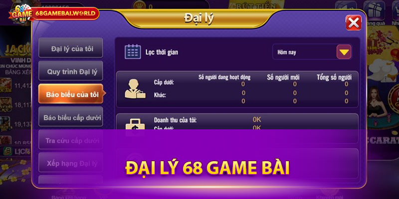 đại lý 68 Game Bài