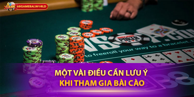 Một vài điều cần lưu ý khi tham gia bài cào