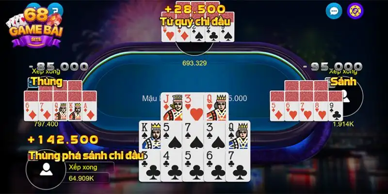 Quy định về các hạng bài trong game xập xám